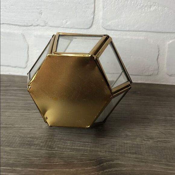 Geometric Glass Terrarium - Picture 3 of 5